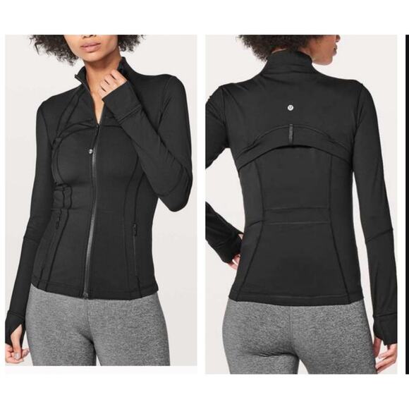 LULULEMON DEFINE JACKET FULL ZIP LONG SLEEVE BLACK SIZE 10 - Picture 1 of 10